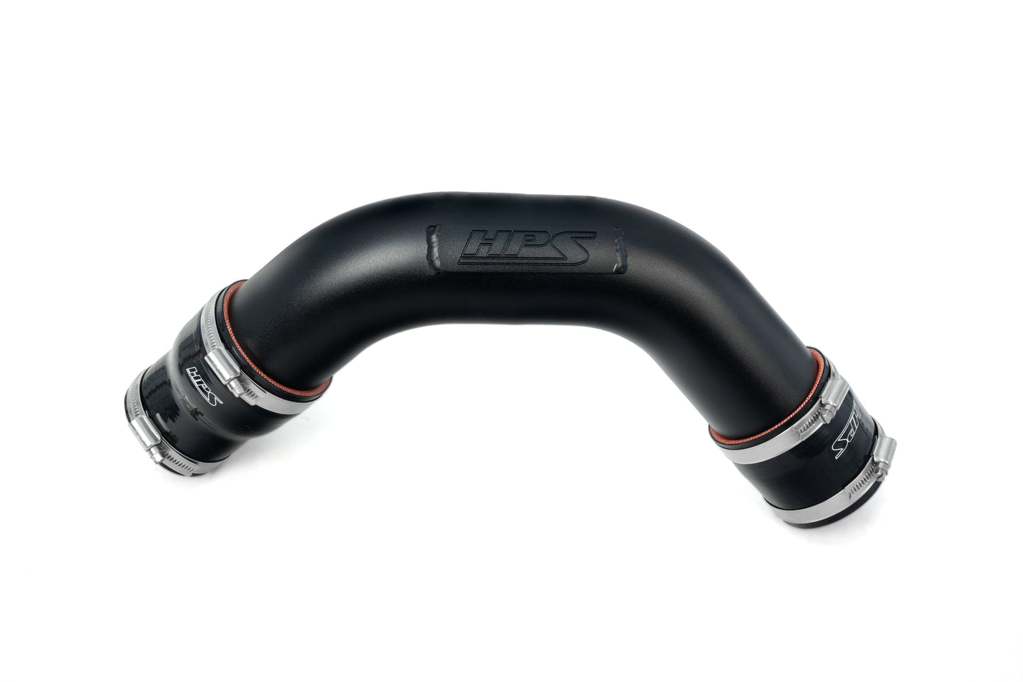 HPS Intercooler Charge Pipe (Cold and Hot Side), Black, 17-164WB