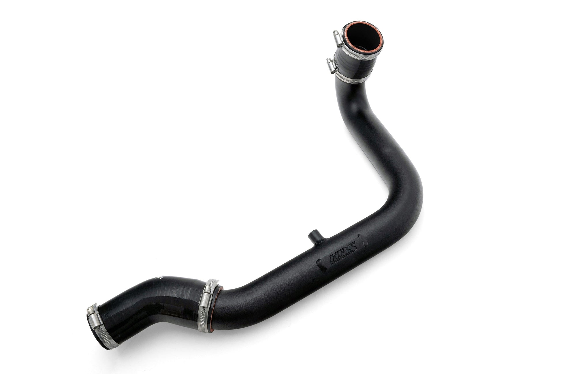 HPS Performance Intercooler Charge Pipe Kit Hot Side Black 17-165WB