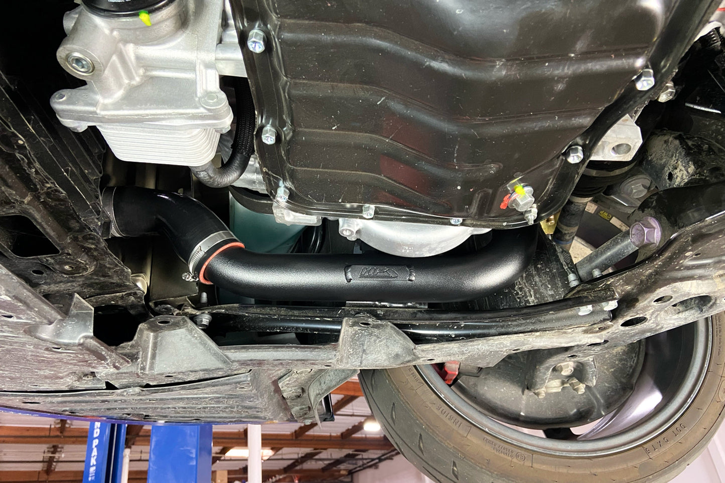 HPS Performance Intercooler Charge Pipe Kit (Hot Side), Black, 17-165WB