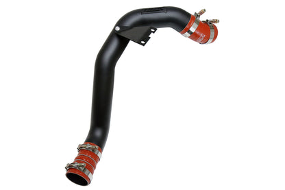 HPS Intercooler Charge Pipe Hot Side with Orange Boots Black 17-171WB