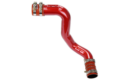 HPS Intercooler Charge Pipe Cold Side with Orange Boots Red 17-172R