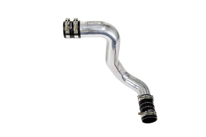 HPS Intercooler Charge Pipe Cold Side with Black Boots Polished 17-174P