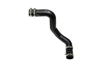 HPS Intercooler Charge Pipe Cold Side with Black Boots Black 17-174WB
