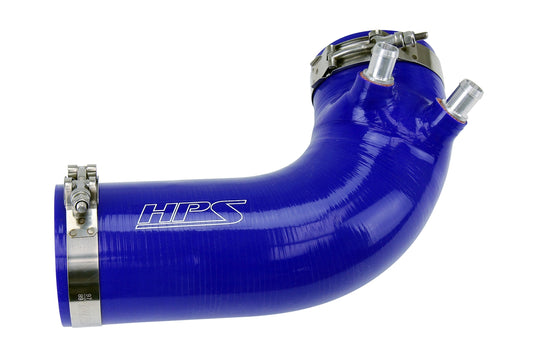 HPS Performance High Temp Reinforced Silicone Air Intake Hose Kit Blue 18521-BLUE