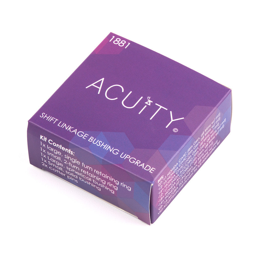 ACUiTY Instruments (1881 + 1893) Shift Linkage and Base Bushing Combo Upgrade for 2007-2011 Honda Civic
