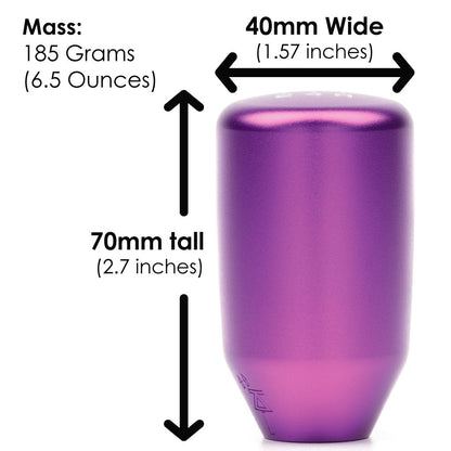 ESCO-T5 5-Speed Shift Knob in Satin Purple Finish (M10x1.5)