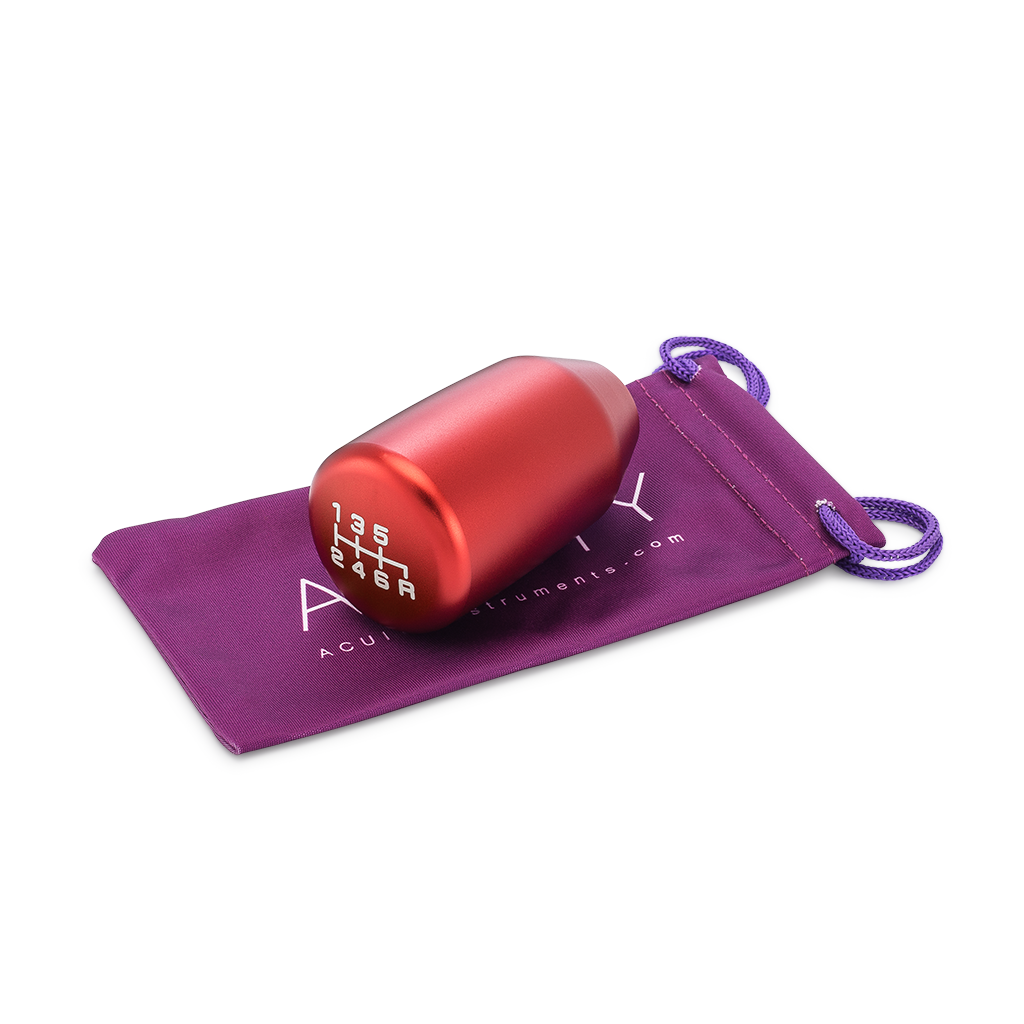 ACUITY Instruments ESCO-T6 Shift Knob in Satin Red Anodized Finish