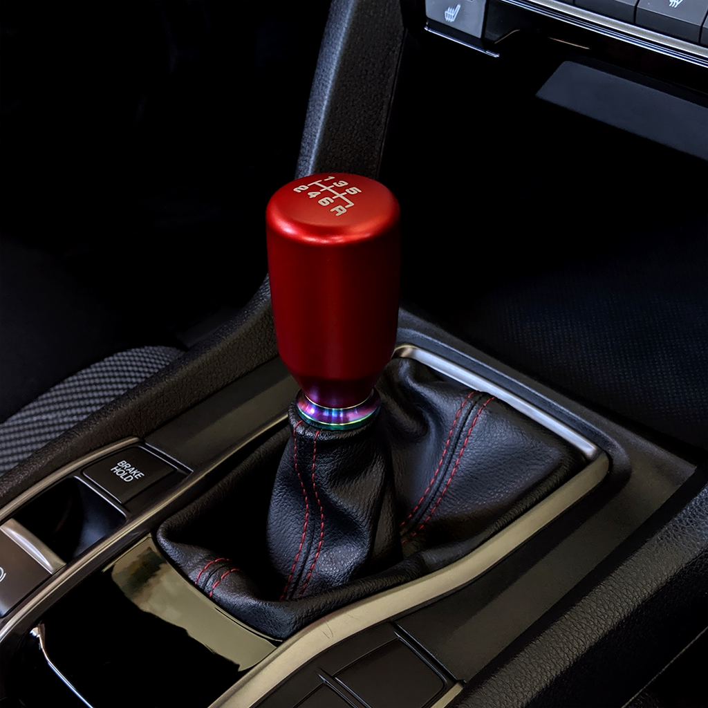 ACUITY Instruments ESCO-T6 Shift Knob in Satin Red Anodized Finish