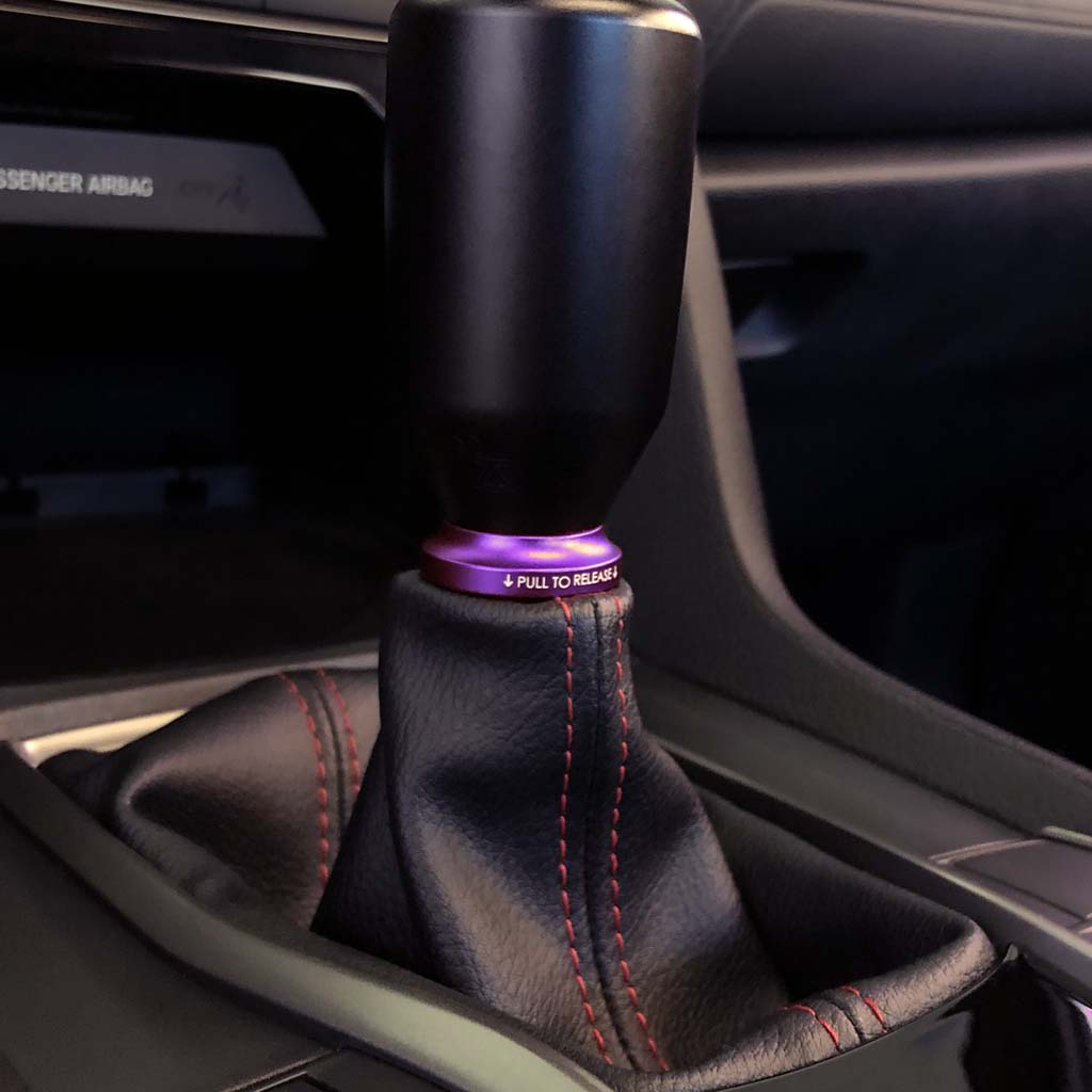 ACUITY Instruments Shift Boot Collar Upgrade (Satin Purple Aluminum Finish)