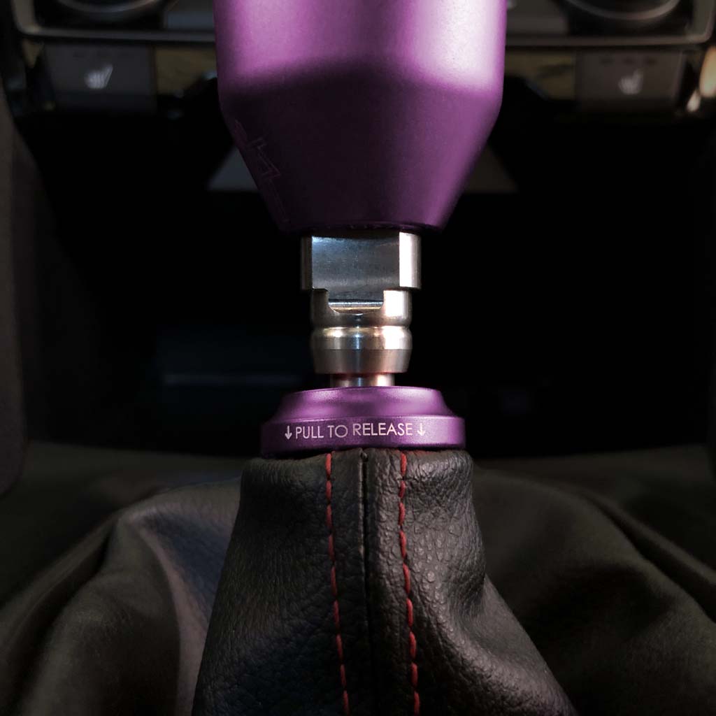 ACUITY Instruments Shift Boot Collar Upgrade (Satin Purple Aluminum Finish)