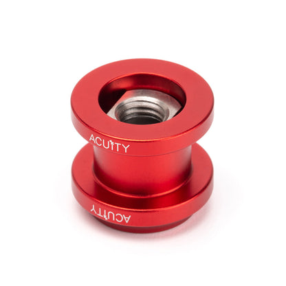 ACUITY Instruments Shift Boot Collar Upgrade (Satin Red Aluminum Finish)