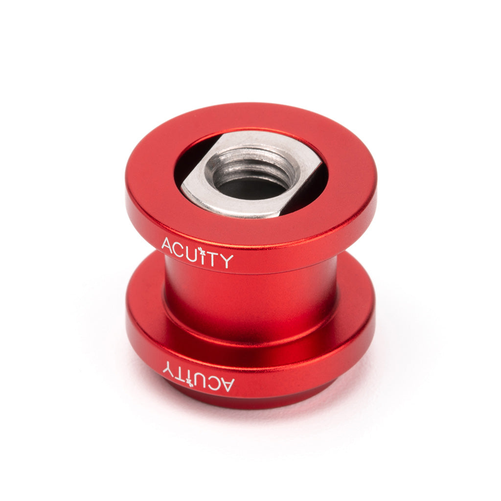 ACUITY Instruments Shift Boot Collar Upgrade (Satin Red Aluminum Finish)