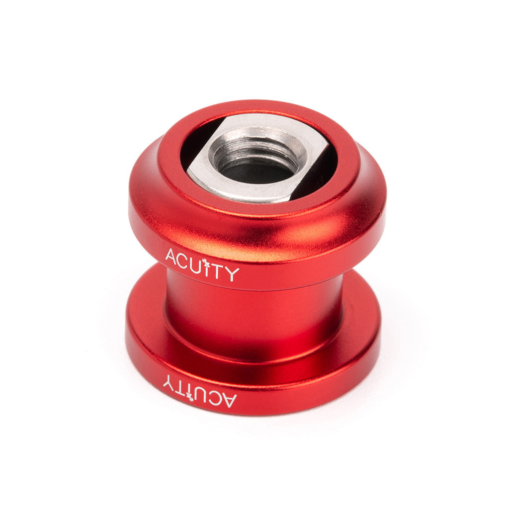 ACUITY Instruments Shift Boot Collar Upgrade (Satin Red Aluminum Finish)