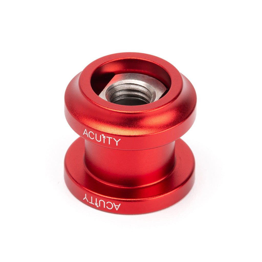 ACUITY Instruments Shift Boot Collar Upgrade (Satin Red Aluminum Finish)