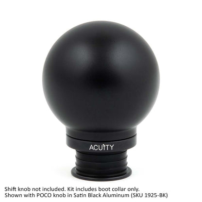 ACUITY Instruments Satin Black Aluminum Shift Boot Collar for POCO Shift Knobs