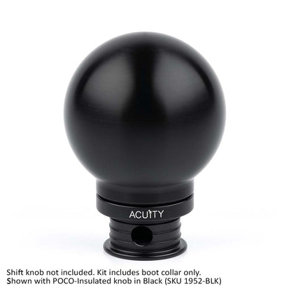 ACUITY Instruments Satin Black Aluminum Shift Boot Collar for POCO Shift Knobs