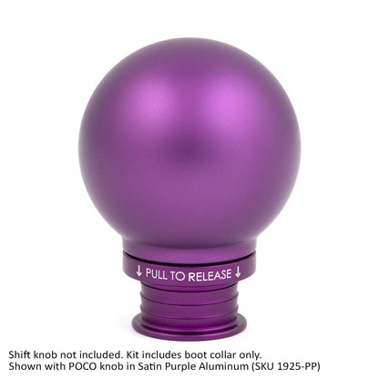 ACUITY Instruments Satin Purple Aluminum Shift Boot Collar for POCO Shift Knobs