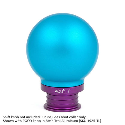 ACUITY Instruments Satin Purple Aluminum Shift Boot Collar for POCO Shift Knobs