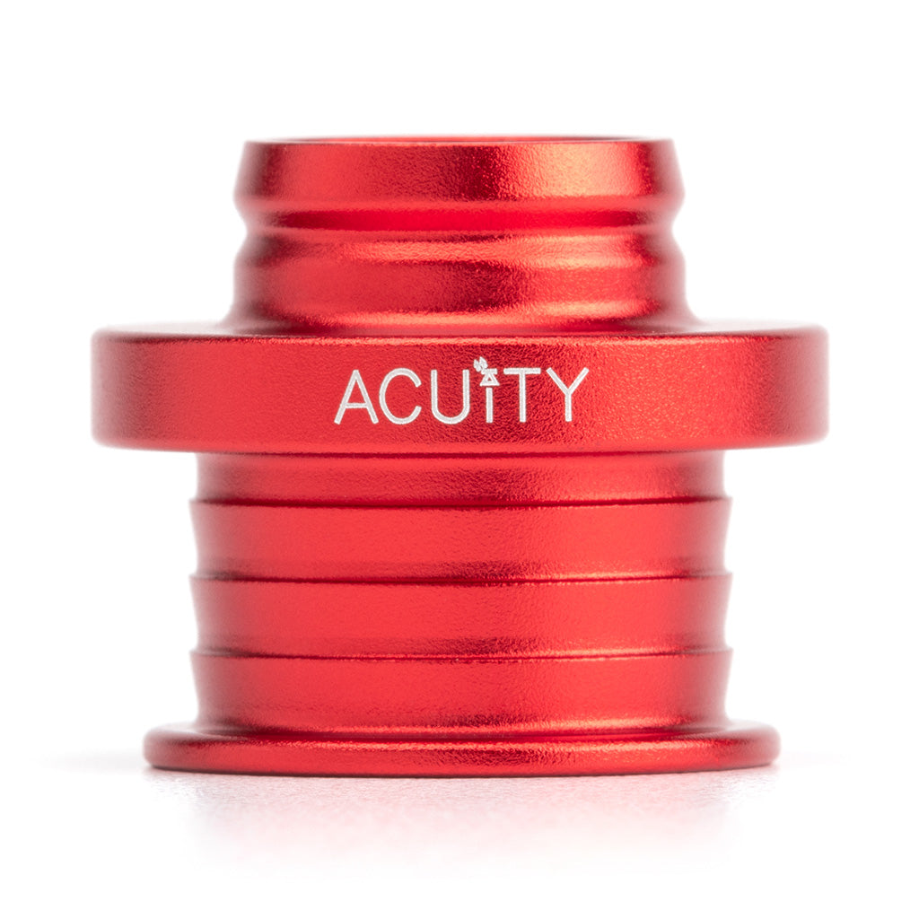 ACUITY Instruments Satin Red Aluminum Shift Boot Collar for POCO Shift Knobs