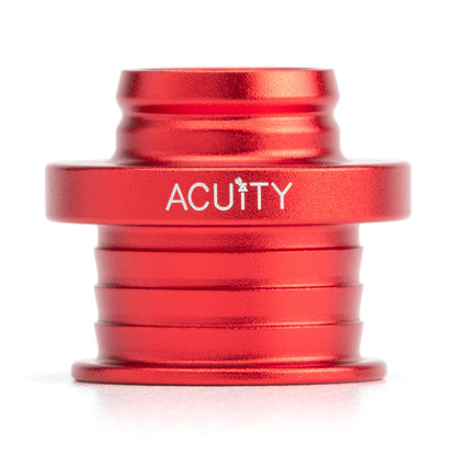 ACUITY Instruments Satin Red Aluminum Shift Boot Collar for POCO Shift Knobs