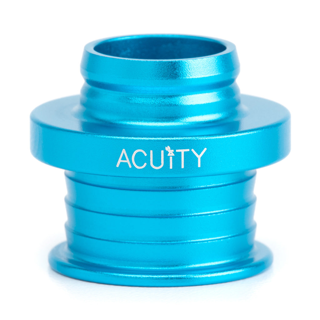 ACUITY Instruments Satin Teal Aluminum Shift Boot Collar for POCO Shift Knobs