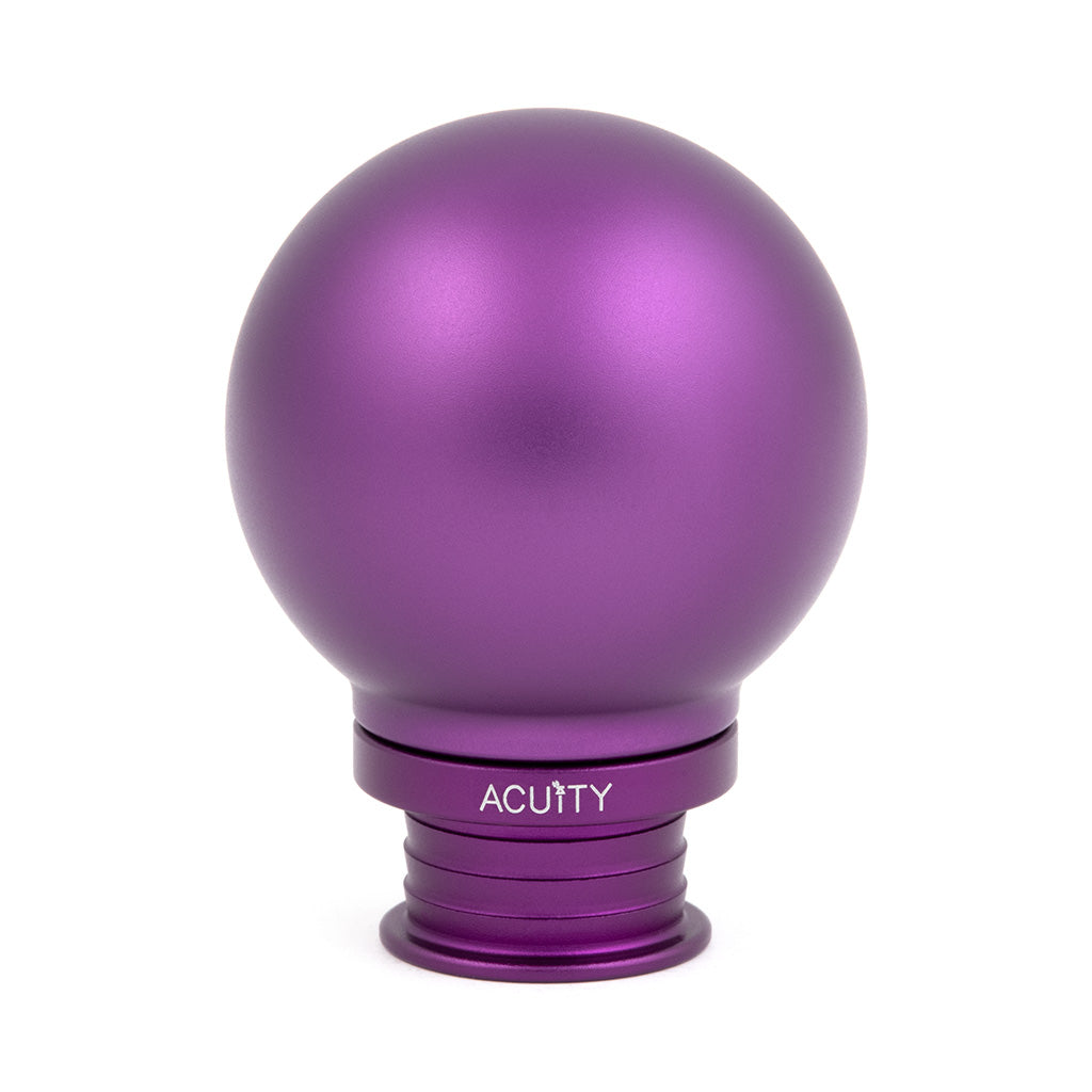 ACUITY Instruments POCO Low-Profile Shift Knob in Satin Purple Anodized Finish