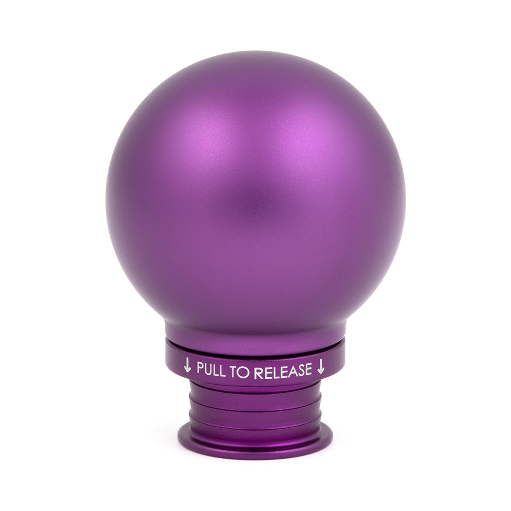 ACUITY Instruments POCO Low-Profile Shift Knob in Satin Purple Anodized Finish