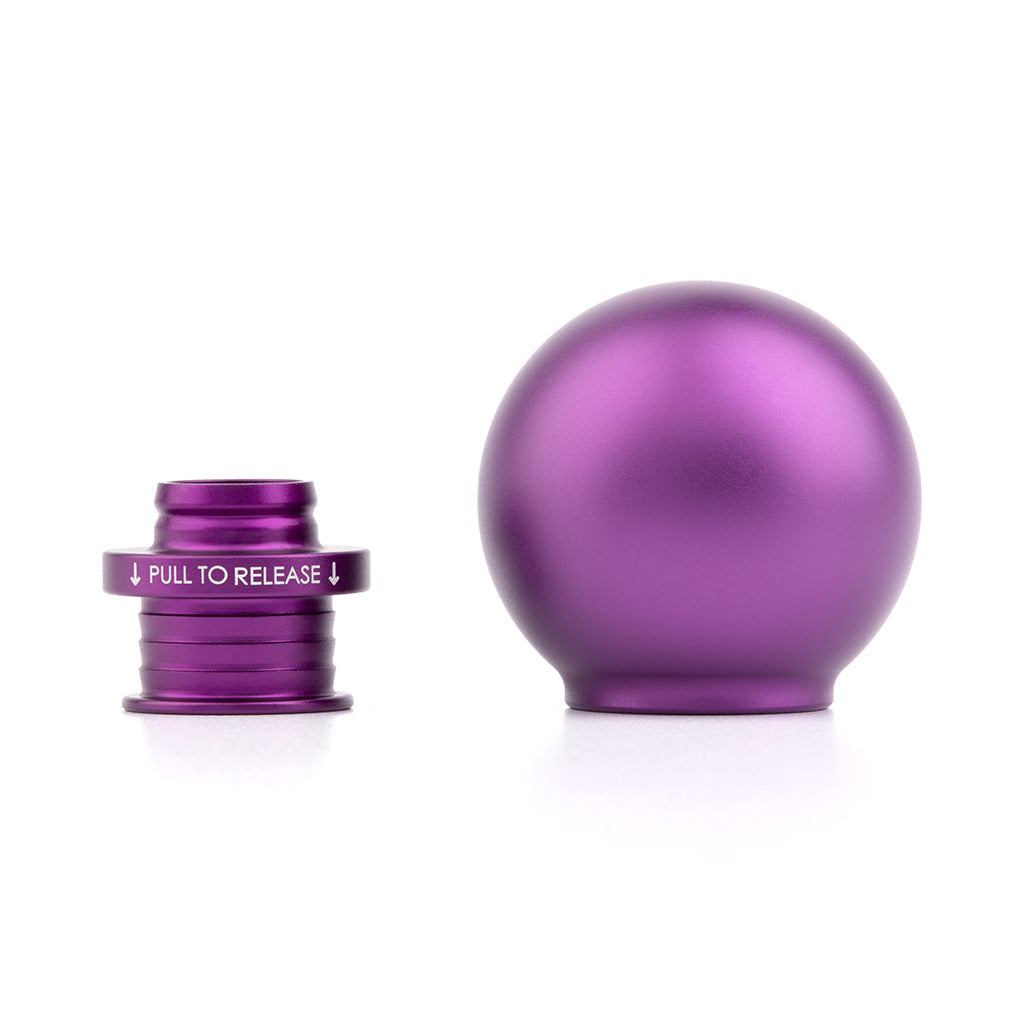 ACUITY Instruments POCO Low-Profile Shift Knob in Satin Purple Anodized Finish