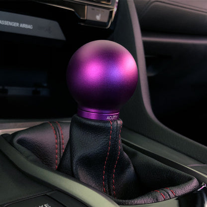 ACUITY Instruments POCO Low-Profile Shift Knob in Satin Purple Anodized Finish