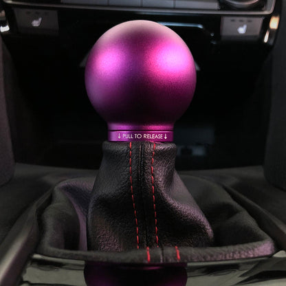 ACUITY Instruments POCO Low-Profile Shift Knob in Satin Purple Anodized Finish