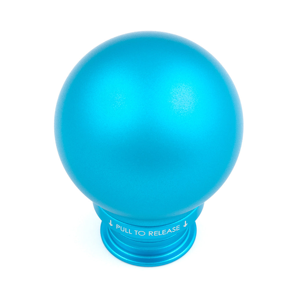 ACUITY Instruments POCO Low-Profile Shift Knob in Satin Teal Anodized Finish