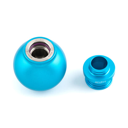 ACUITY Instruments POCO Low-Profile Shift Knob in Satin Teal Anodized Finish