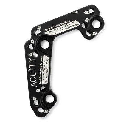 ACUITY Instruments Throttle Pedal Spacer for the Right-Hand-Drive Vehicles