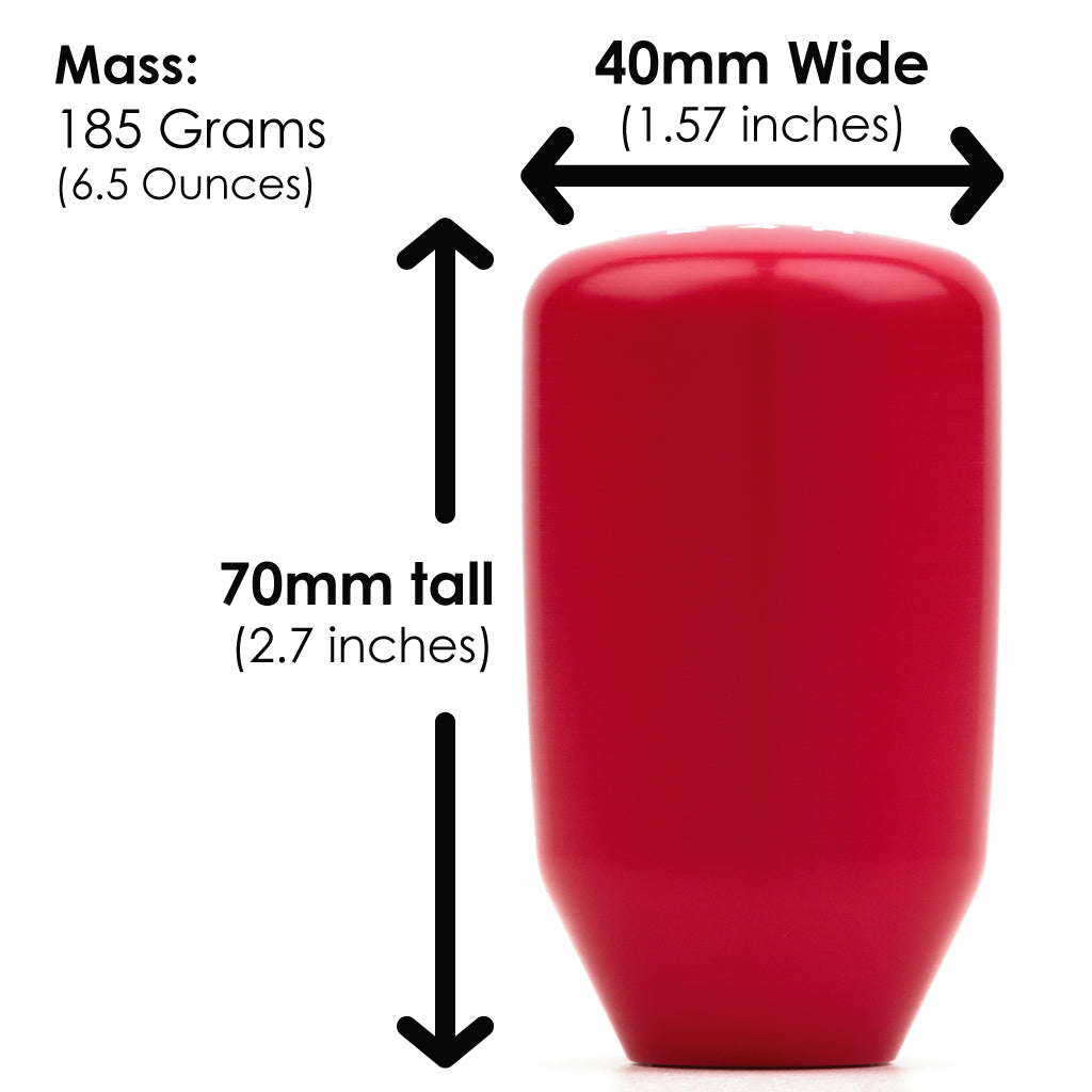 ESCO-Insulated 5-Speed Shift Knob in Red (M10X1.5)