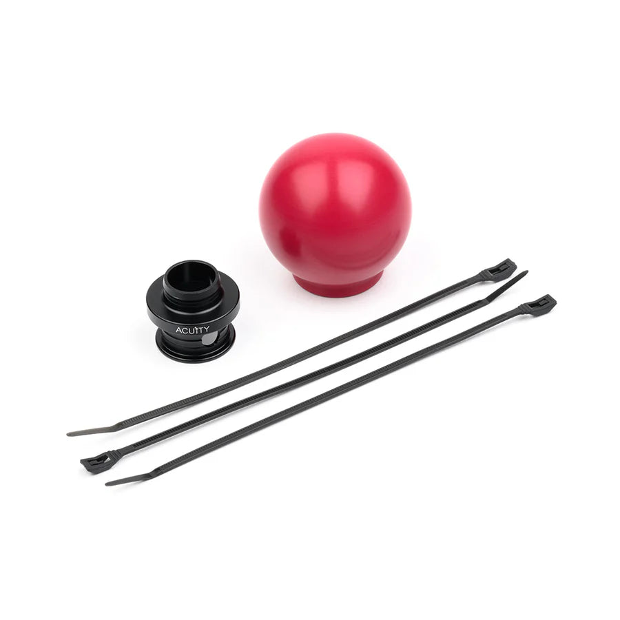 ACUITY Instruments POCO Insulated Low-Profile Shift Knob in Red (M10X1.5)