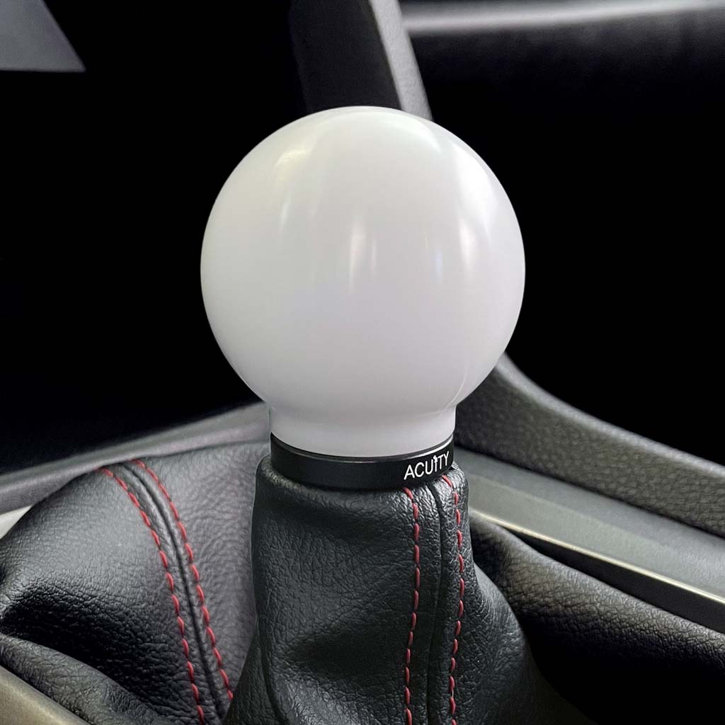 ACUITY Instruments POCO Insulated Low-Profile Shift Knob in White (M10X1.5)