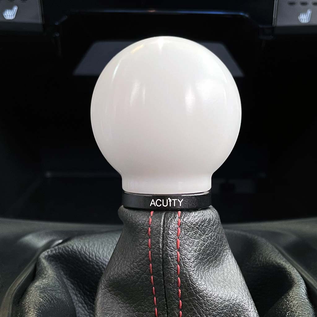 ACUITY Instruments POCO Insulated Low-Profile Shift Knob in White