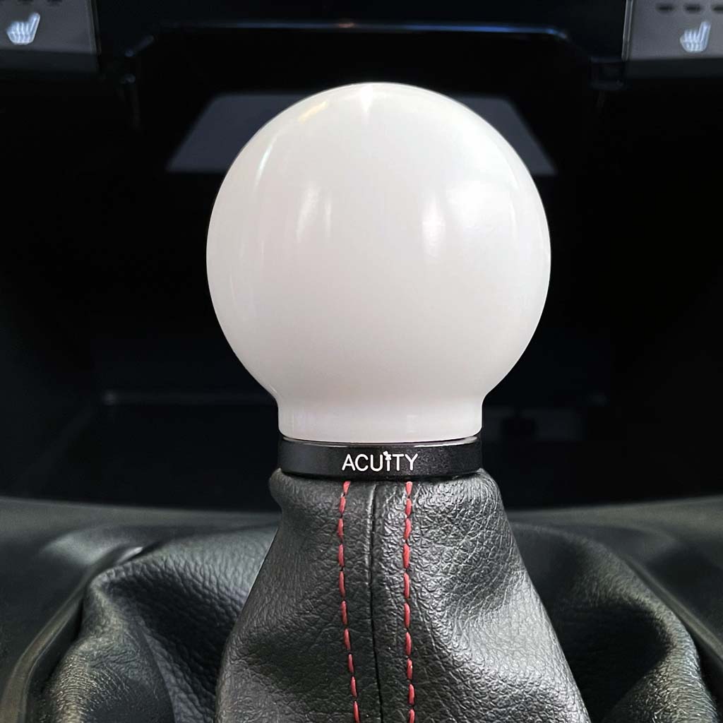 ACUITY Instruments POCO Insulated Low-Profile Shift Knob in White (M10X1.5)