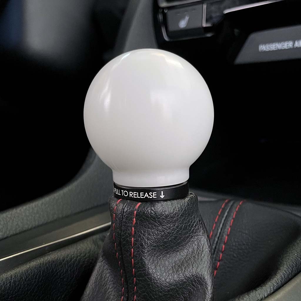 ACUITY Instruments POCO Insulated Low-Profile Shift Knob in White (M10X1.5)