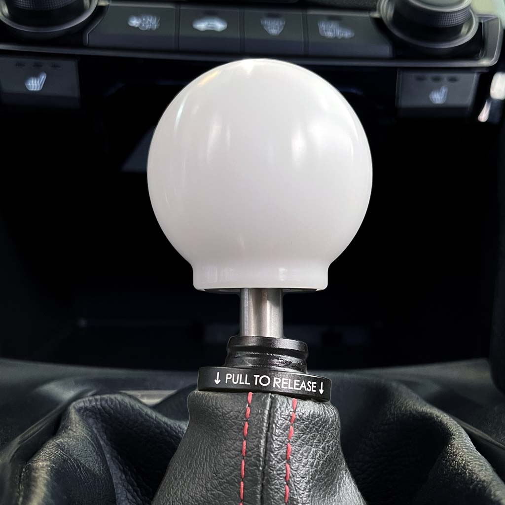 ACUITY Instruments POCO Insulated Low-Profile Shift Knob in White (M10X1.5)