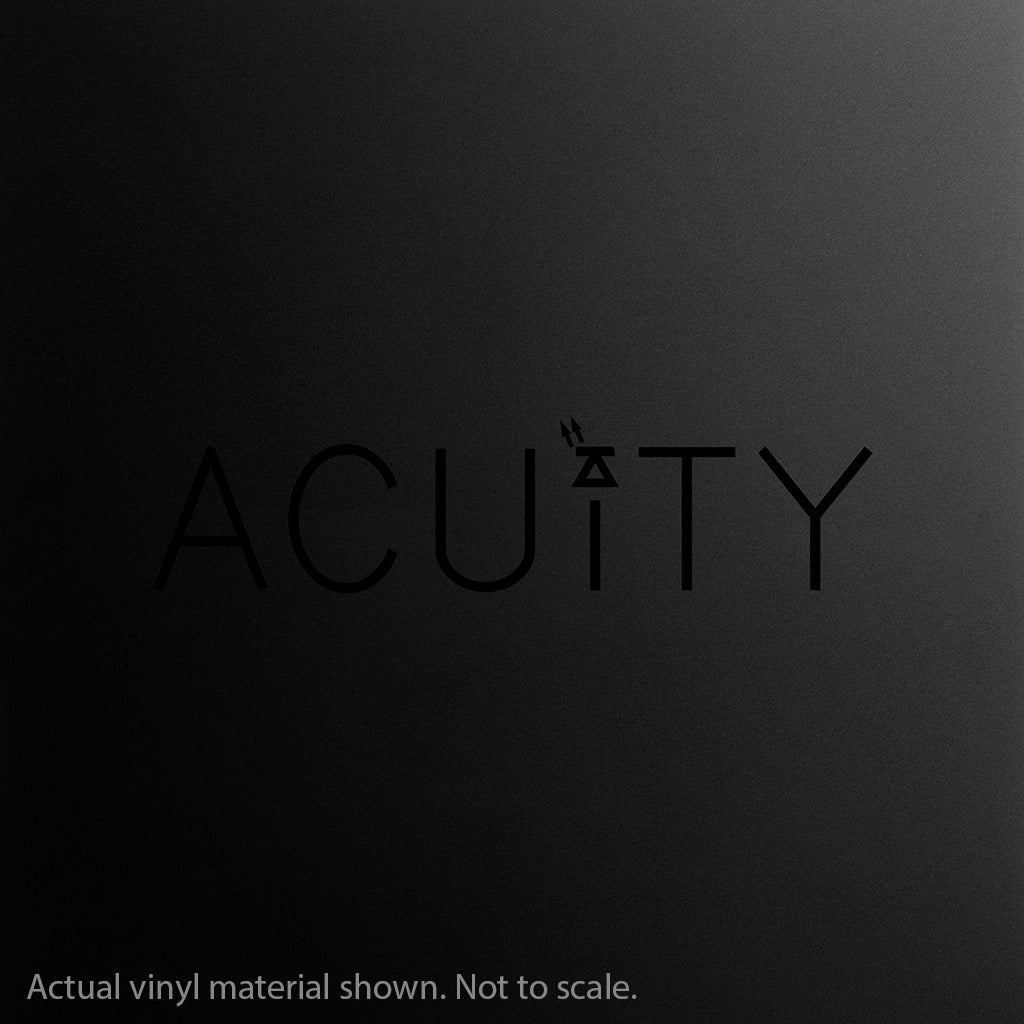 ACUITY Instruments Matte Black Windshield Banner