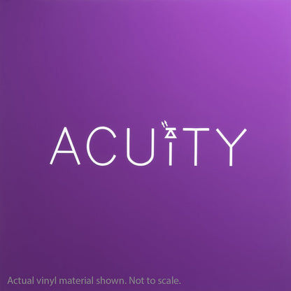 ACUITY Instruments Matte Purple Windshield Banner