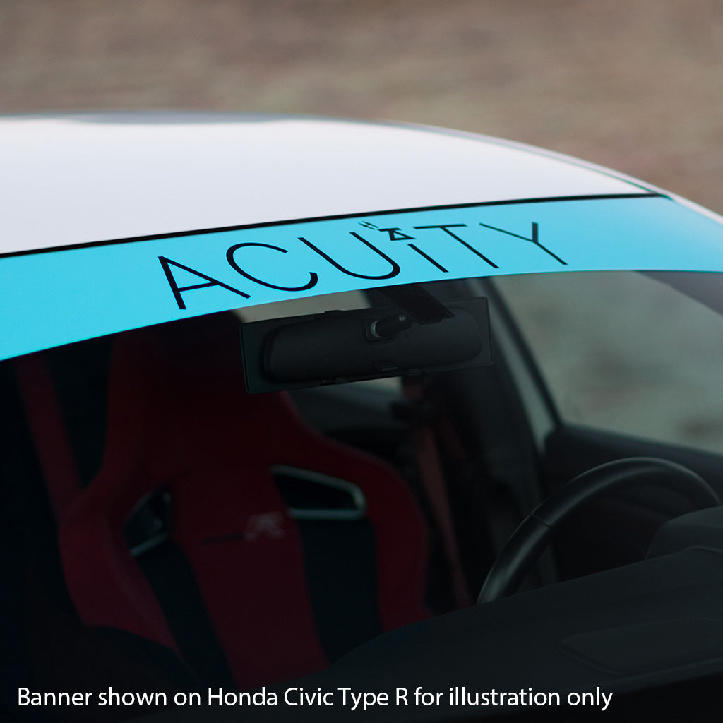 ACUITY Instruments Matte Teal Windshield Banner