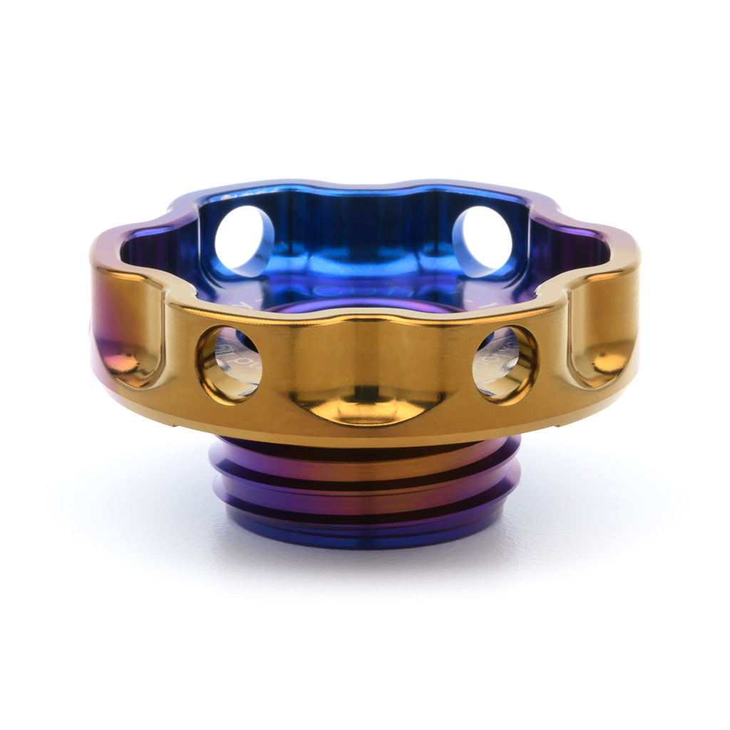 Podium-Ti Oil Cap in Burnt Titanium Finish for Hondas/Acuras