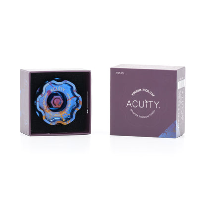 ACUITY Instruments POCO-Ti Splatter Titanium Low Profile Shift Knob (M10x1.5) for Hondas/Acura