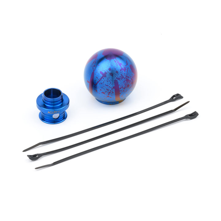 ACUITY Instruments POCO-Ti Splatter Titanium Low Profile Shift Knob (M10x1.5) 1958-SPL