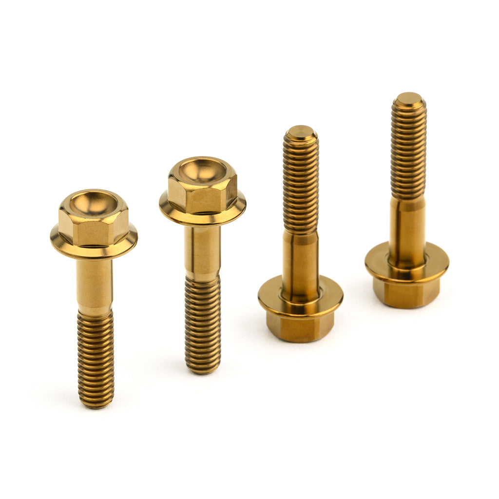 Titanium Mounting Hardware in Various Finishes for 1971-xxx Engine Covers