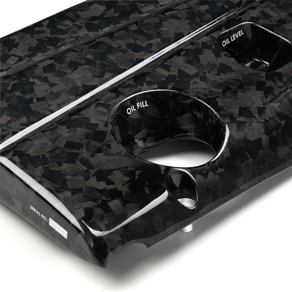 K20C Engine Cover in Forged Carbon Fiber, Gloss Finish
