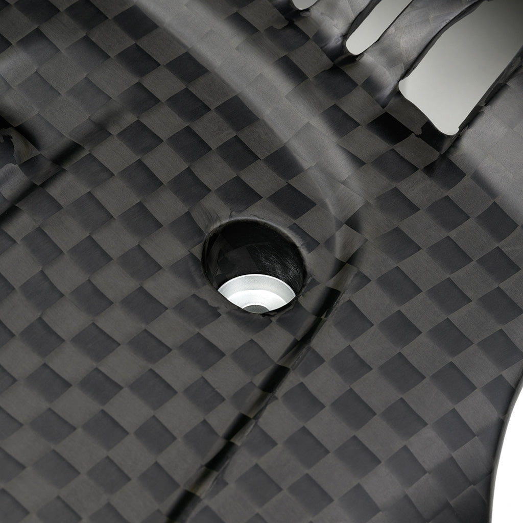K20C Engine Cover in Spread Tow Carbon Fiber, Satin Finish