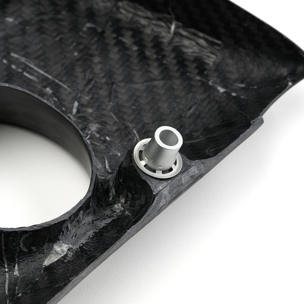 K20C Engine Cover in Spread Tow Carbon Fiber, Satin Finish